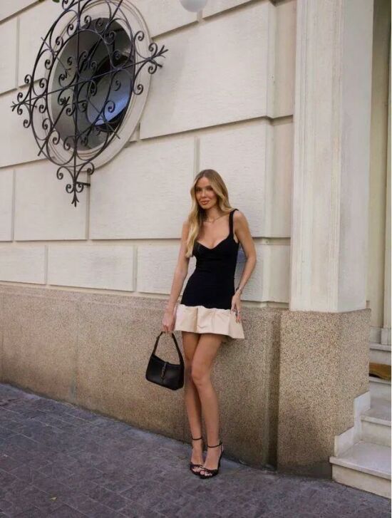 Imagem de Vestido Lívia Bicolor Cloude